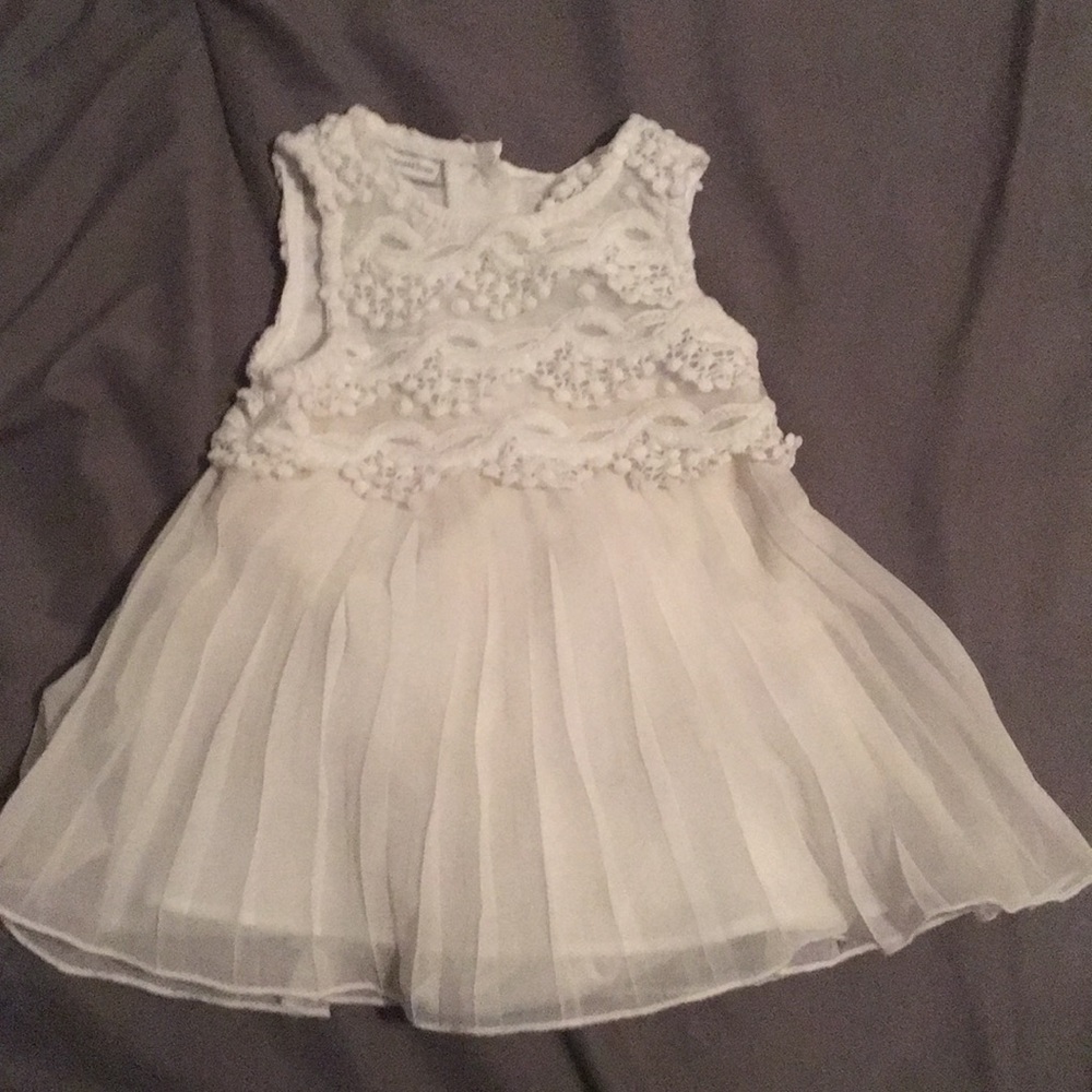 🏝 White Baby Girl Dress